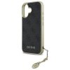 Guess GUHCP16SGF4GGR iPhone 16 6.1      czarny/black hardcase 4G Charms Collection
